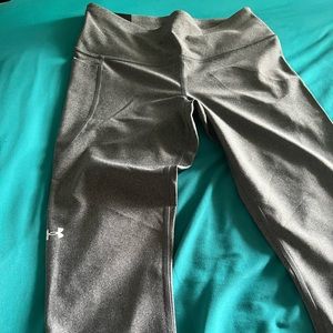 Under Armour grey tights size M with side right pocket